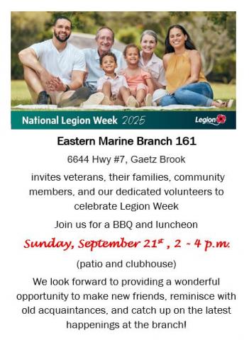 Legion Week Invitation