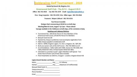 Tournament Information and Registration